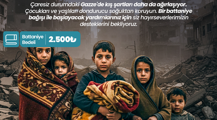 Gazze - Acil Battaniye