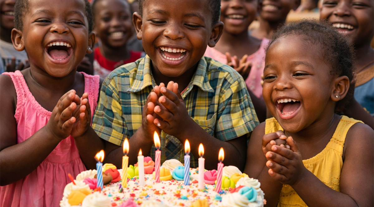 Afrika - Pasta İkramı